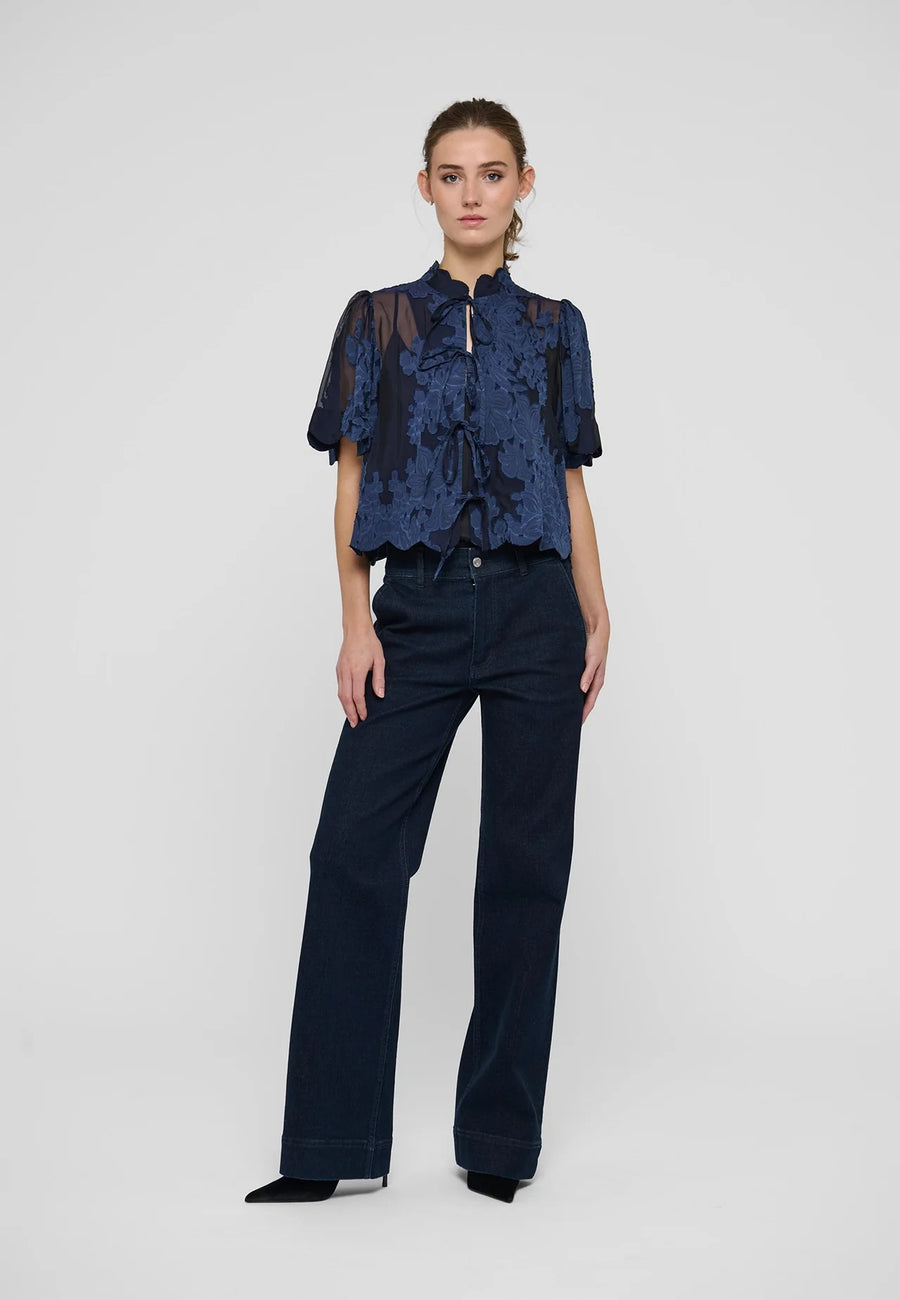 Dea Kudibal - Anja Jacket with bows - Flora Imperial