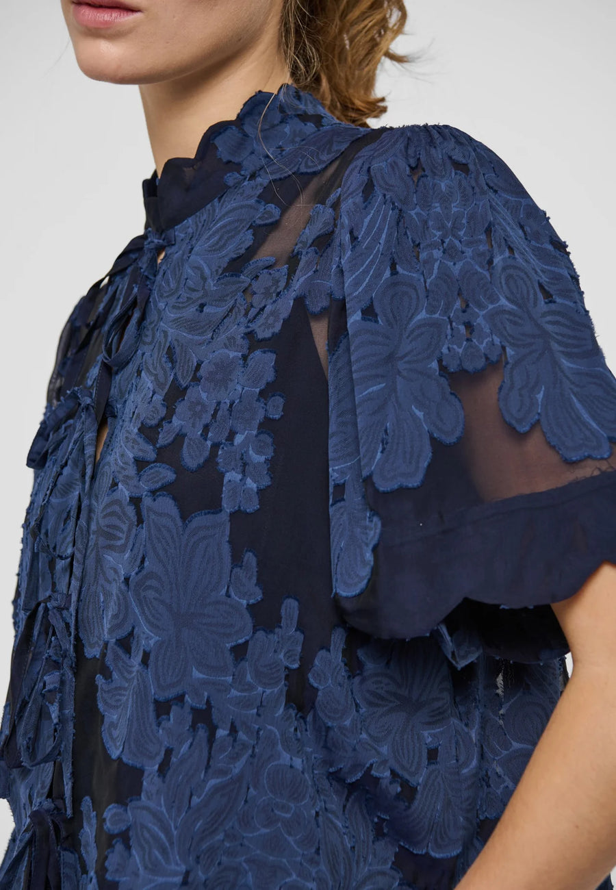 Dea Kudibal - Anja Jacket with bows - Flora Imperial