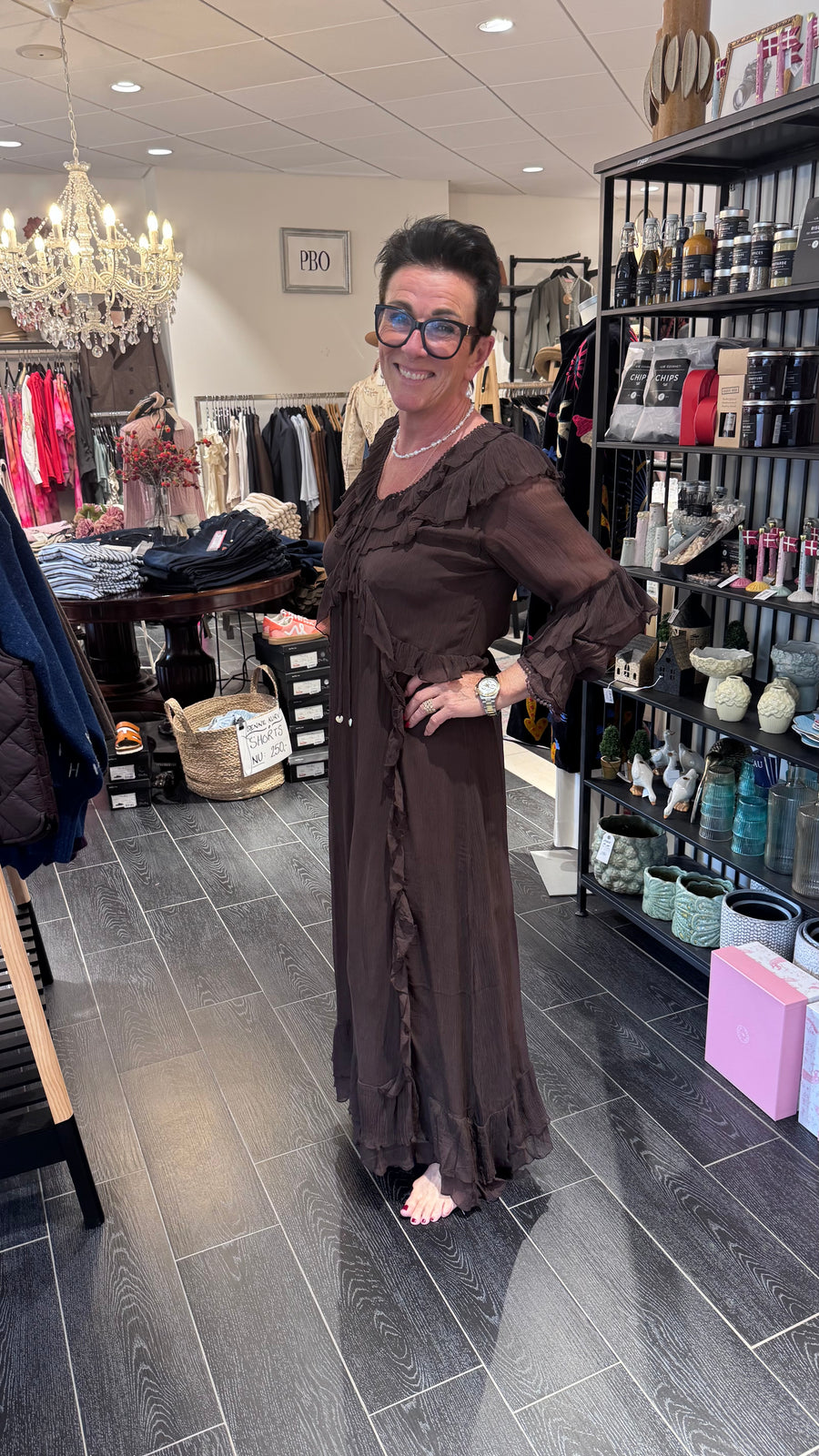 Moliin - Ingrid Dress - Chocolate torte