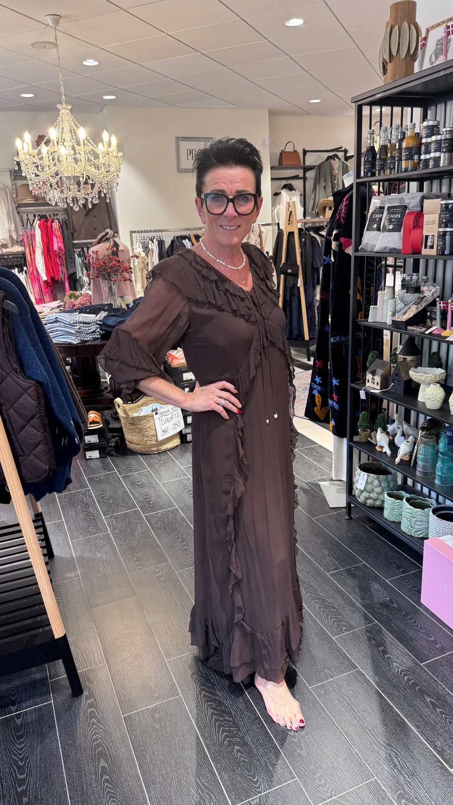 Moliin - Ingrid Dress - Chocolate torte