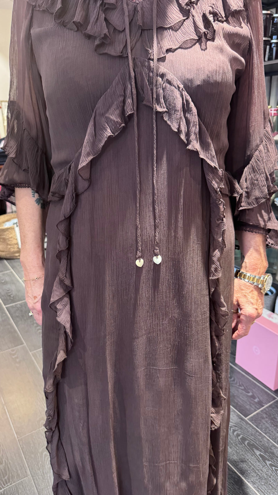 Moliin - Ingrid Dress - Chocolate torte