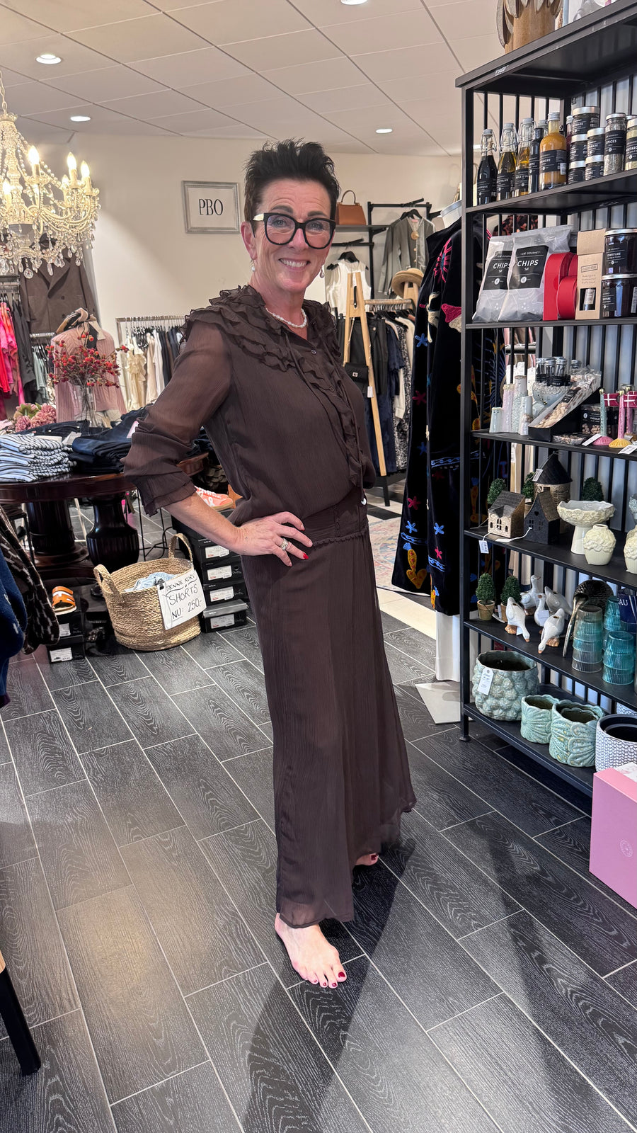 Moliin - Gitta Skirt - Chocolate torte