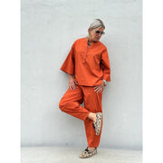 Gaspar - Colorado Poplin - Burnt sienna