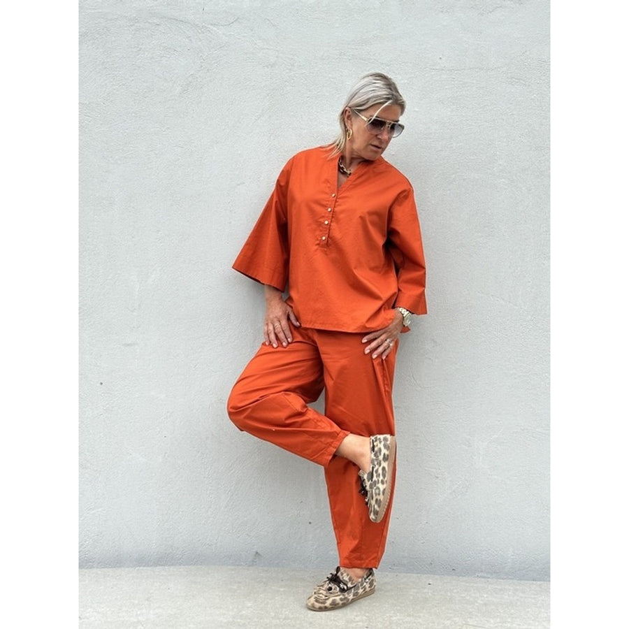 Gaspar - Colorado Poplin - Burnt sienna