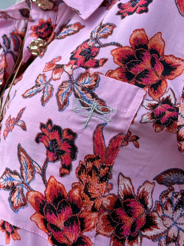 Gaspar - Porto Flower print - Rose