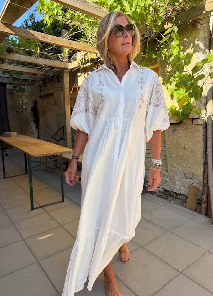 Cabana Living - Jaklin kjole - White