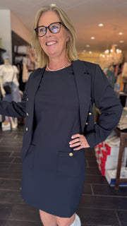 PBO - Joy Crombie blazer - Midnight