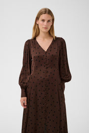 Part Two - Ciluca Dress - Brown Dot