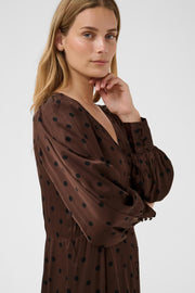Part Two - Ciluca Dress - Brown Dot