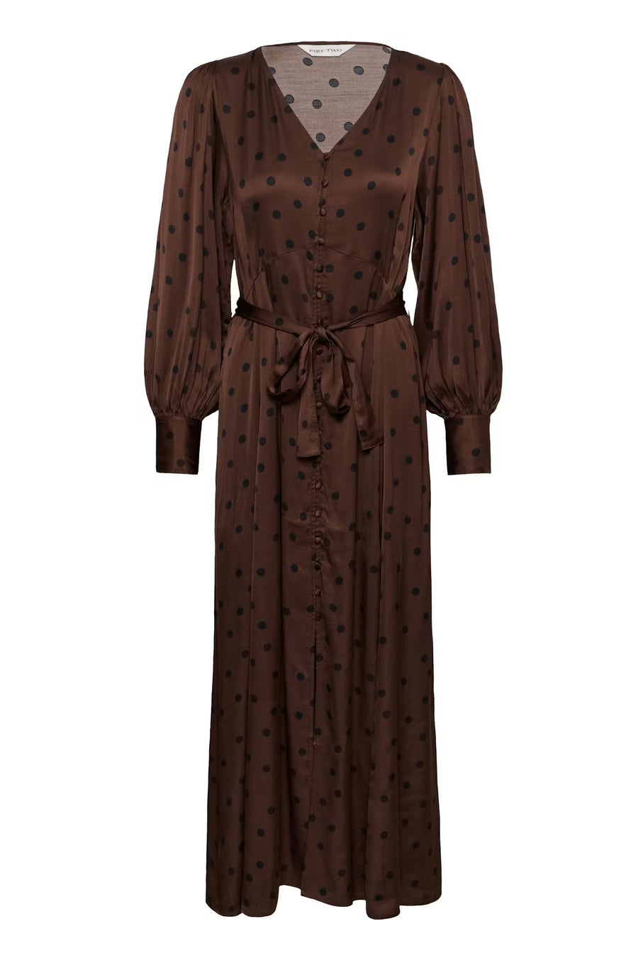 Part Two - Ciluca Dress - Brown Dot