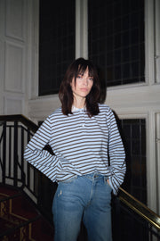 Ivy - Light Stix LS Polo - Light blue stripe