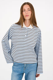 Ivy - Light Stix LS Polo - Light blue stripe