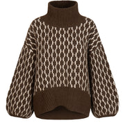 Hést - Fam New pattern Sweater - Dark Earth