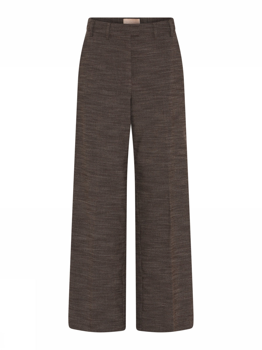 Gustav - Esta wide leg Long - Choco Brown