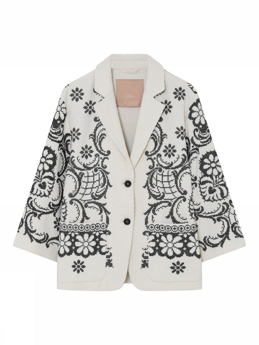 Gustav - Sarah Jacket - White Swan