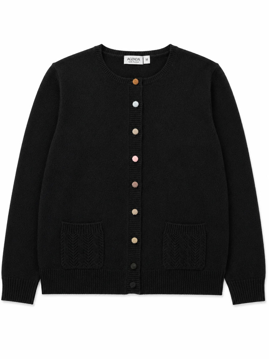 Agenda - LeoniAG Cardigan - Sort