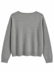 Agenda - LuciaAG V-pullover - Grå