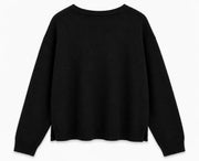 Agenda - LuciaAG V-pullover - Sort