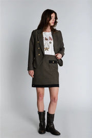 PBO - Marmonti skirt - Black/beige