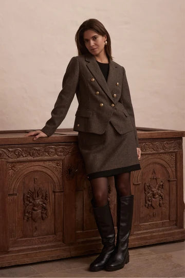 PBO - Marmonti skirt - Black/beige