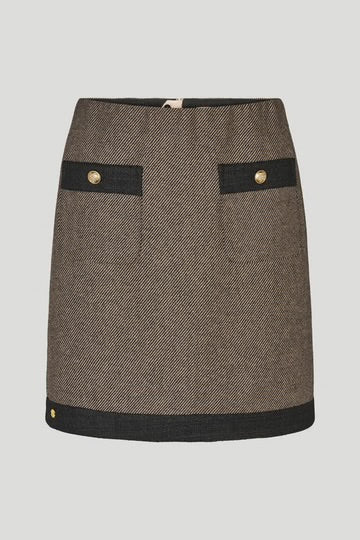 PBO - Marmonti skirt - Black/beige