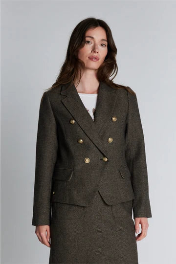 PBO - Crombie blazer - Black/Beige
