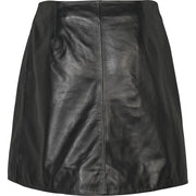 PBO - Komi leather skirt - Black