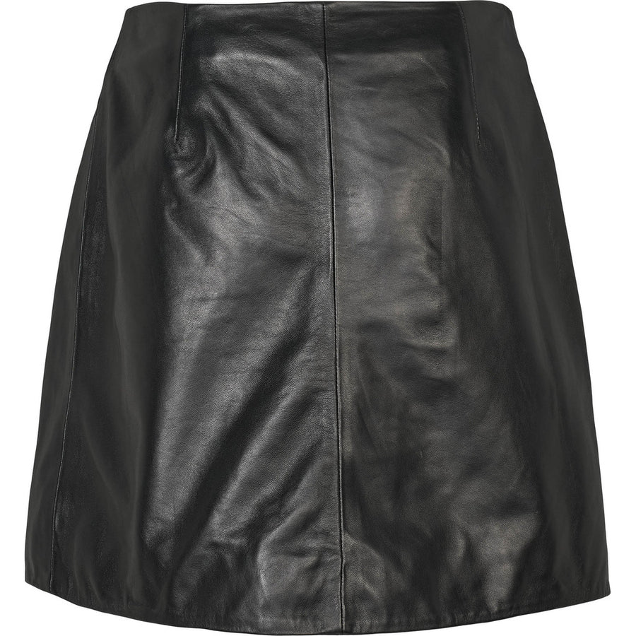 PBO - Komi leather skirt - Black