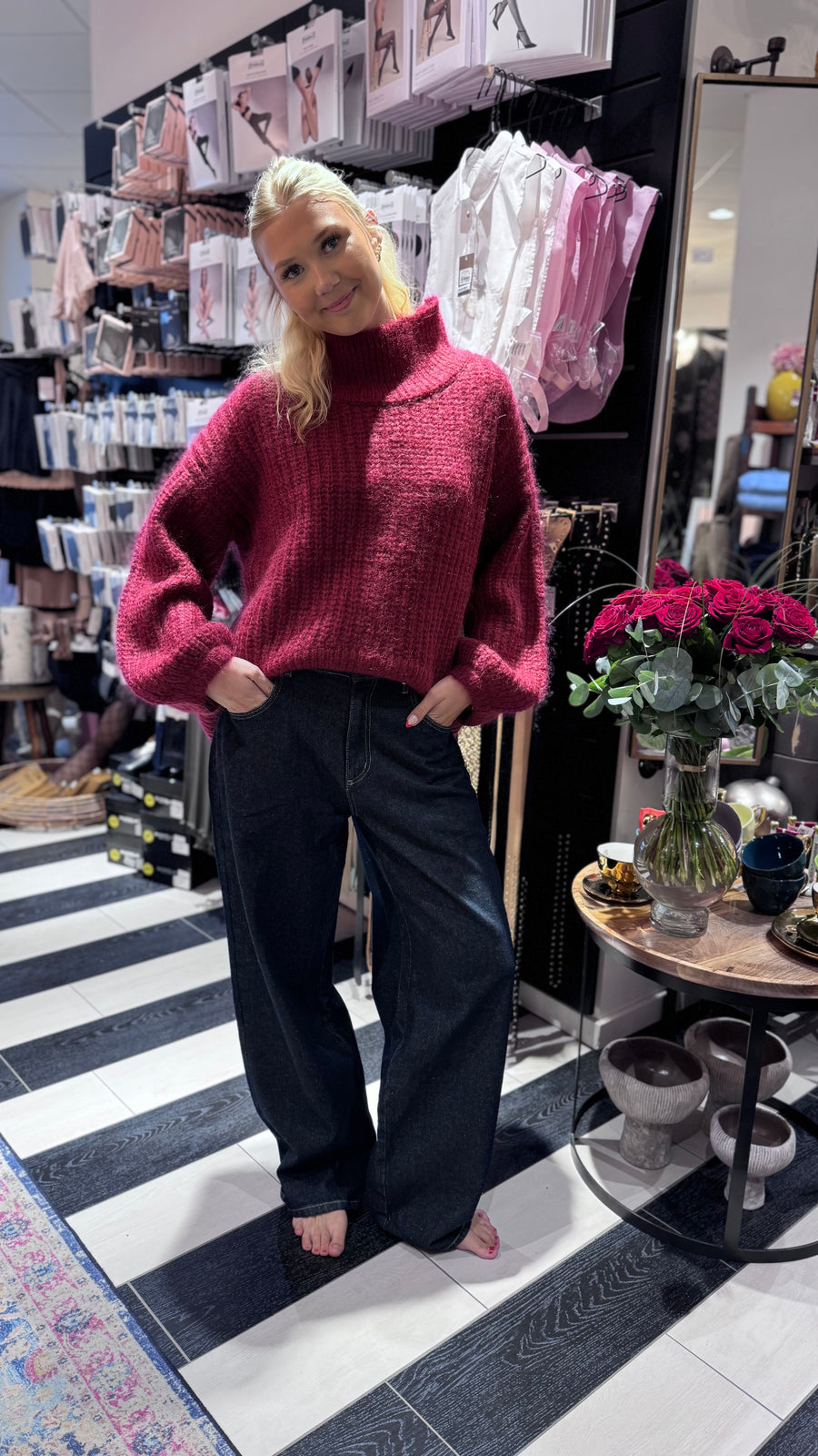 Hést - Tia Sweater - Rhododendron