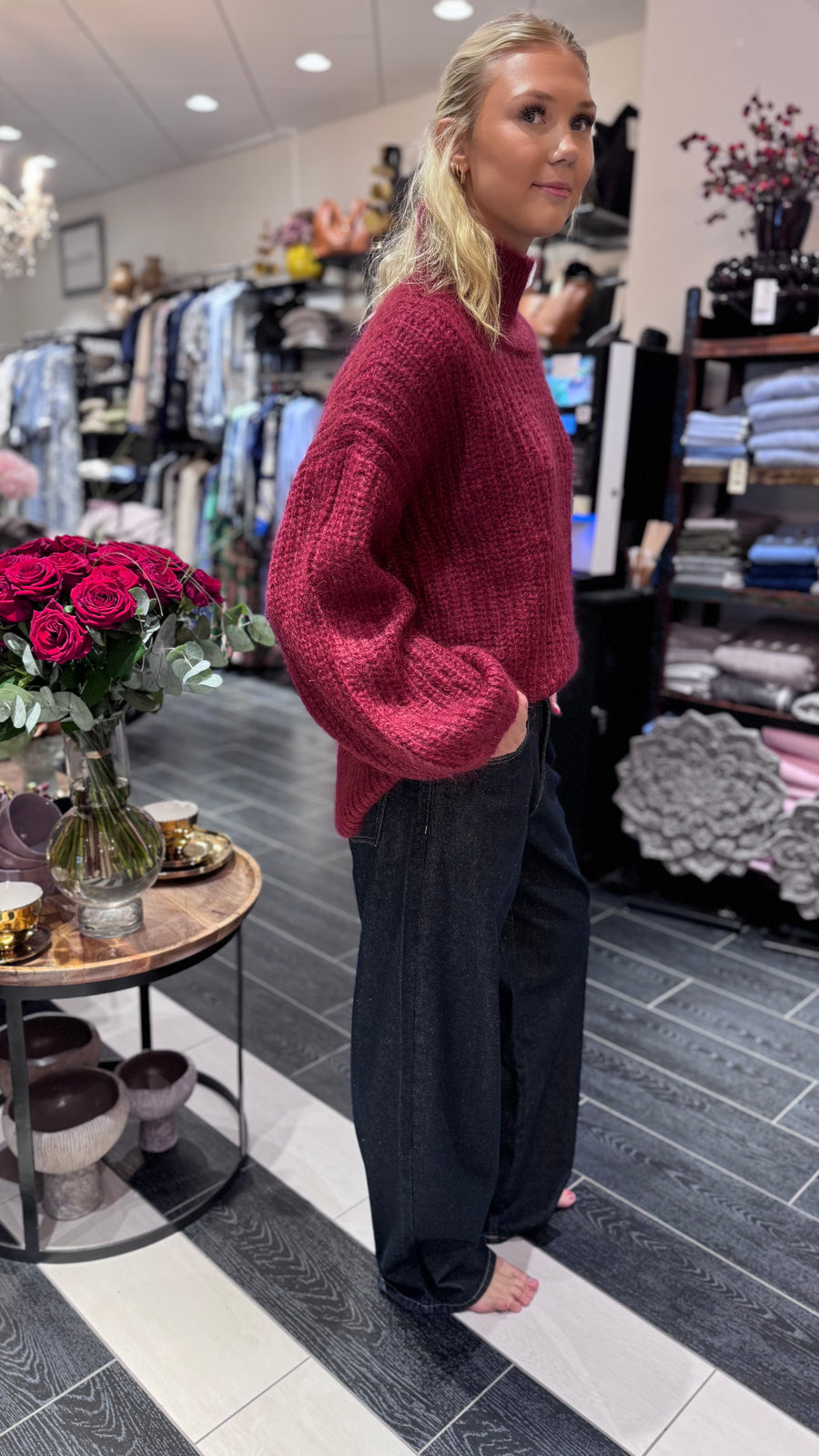 Hést - Tia Sweater - Rhododendron