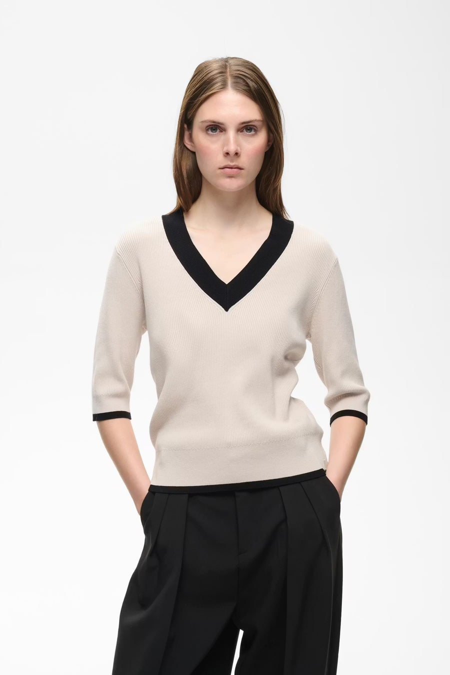 InWear - LeenahIW V-neck - Beige
