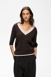 InWear - LeenahIW V-neck - Brown