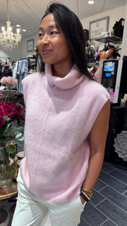 Estheme Cachemire - Rollneck VEST Cashmere - Sakura