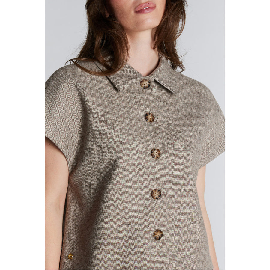PBO - Tona waist coat - Chocolate Chip