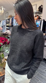 Estheme Cachemire - Raglan sweater - Sort