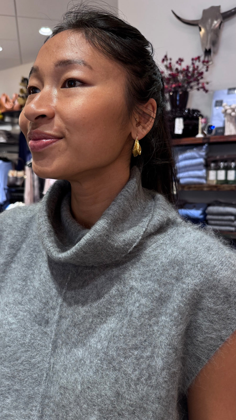 Estheme Cachemire - Rollneck VEST Cashmere - Hibou