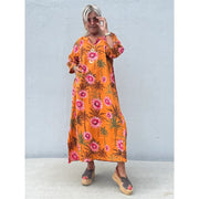 Gaspar - Athen flower print - Orange