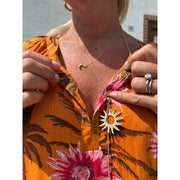 Gaspar - Athen flower print - Orange