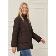 Isay - Diddi Quilted Jacket - Dark Brown