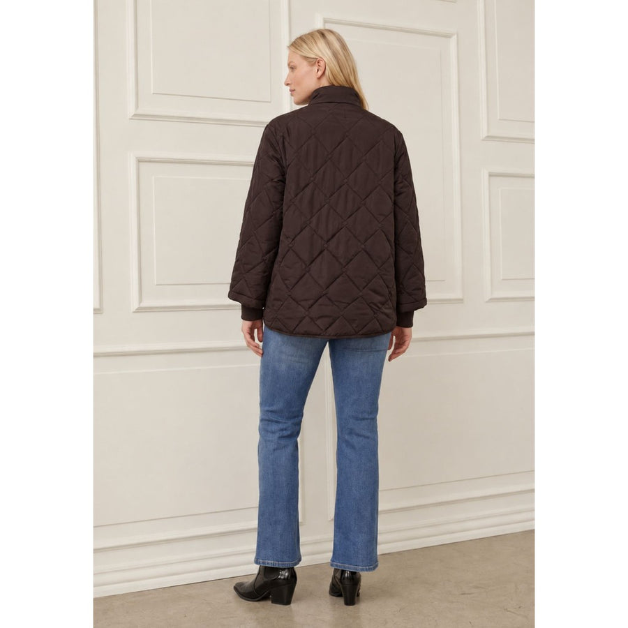 Isay - Diddi Quilted Jacket - Dark Brown