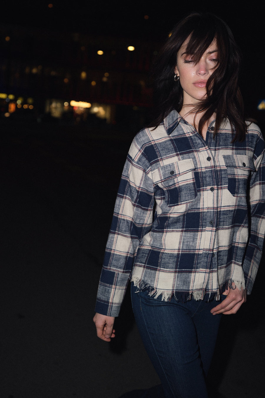 Ivy - Pia Distressed Shirt - Multi Color