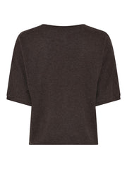 Lundgaard - V-neck strik - brown 263-8591-206