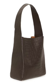 Inwear - Avika Croco bag - Chocolate brown