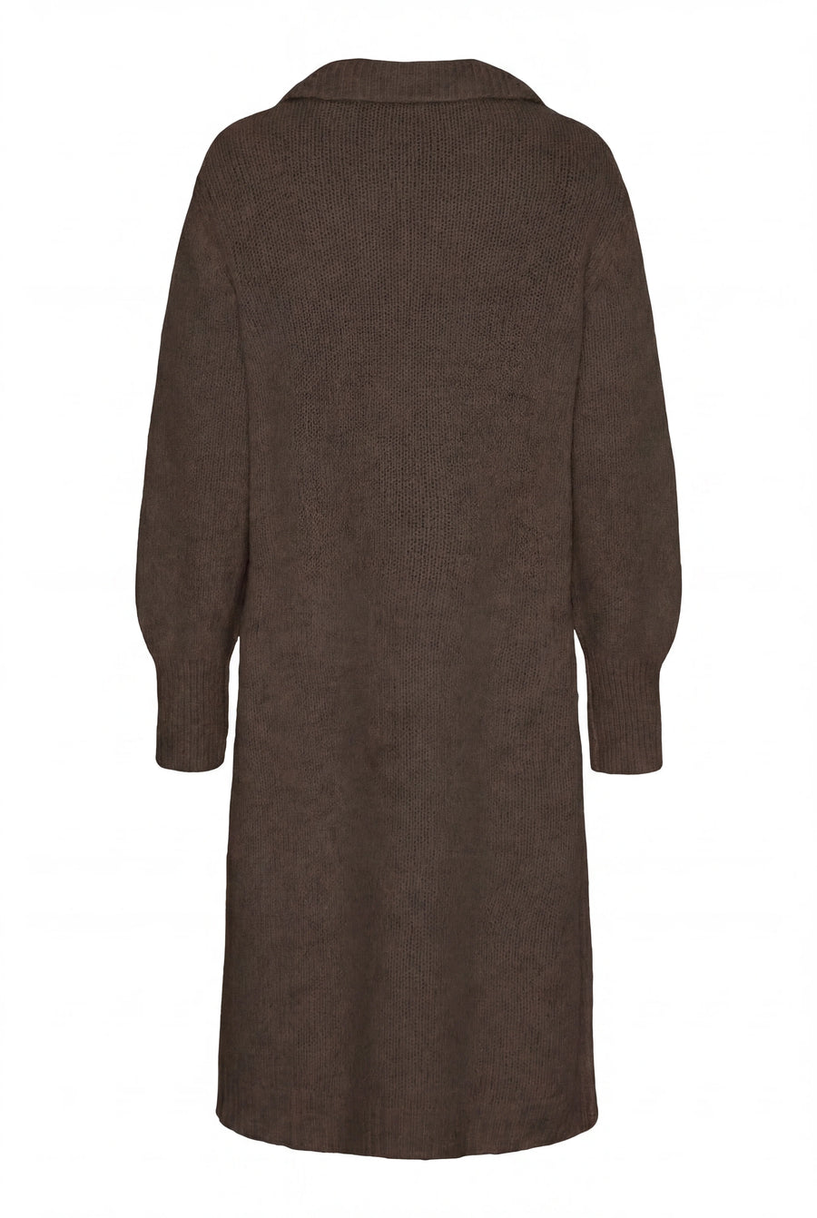 Isay - Joa Long Cardigan - Dark brown