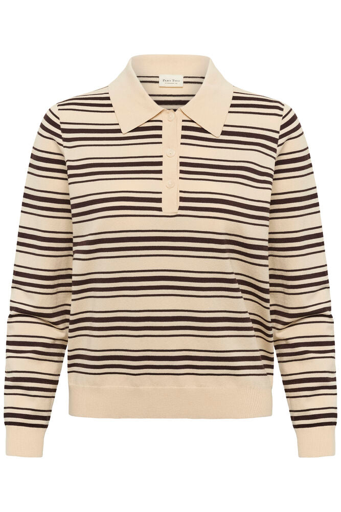 Part Two - Channan Pullover - Mole stripe