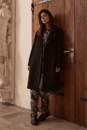 PBO - Teddy Coat - Dark Brown