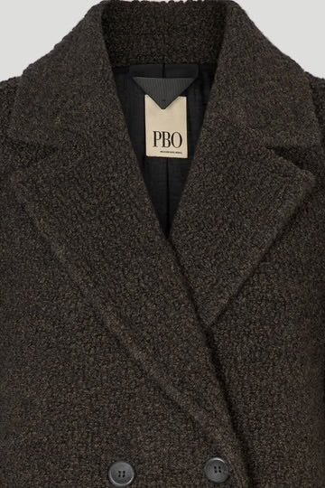 PBO - Teddy Coat - Dark Brown