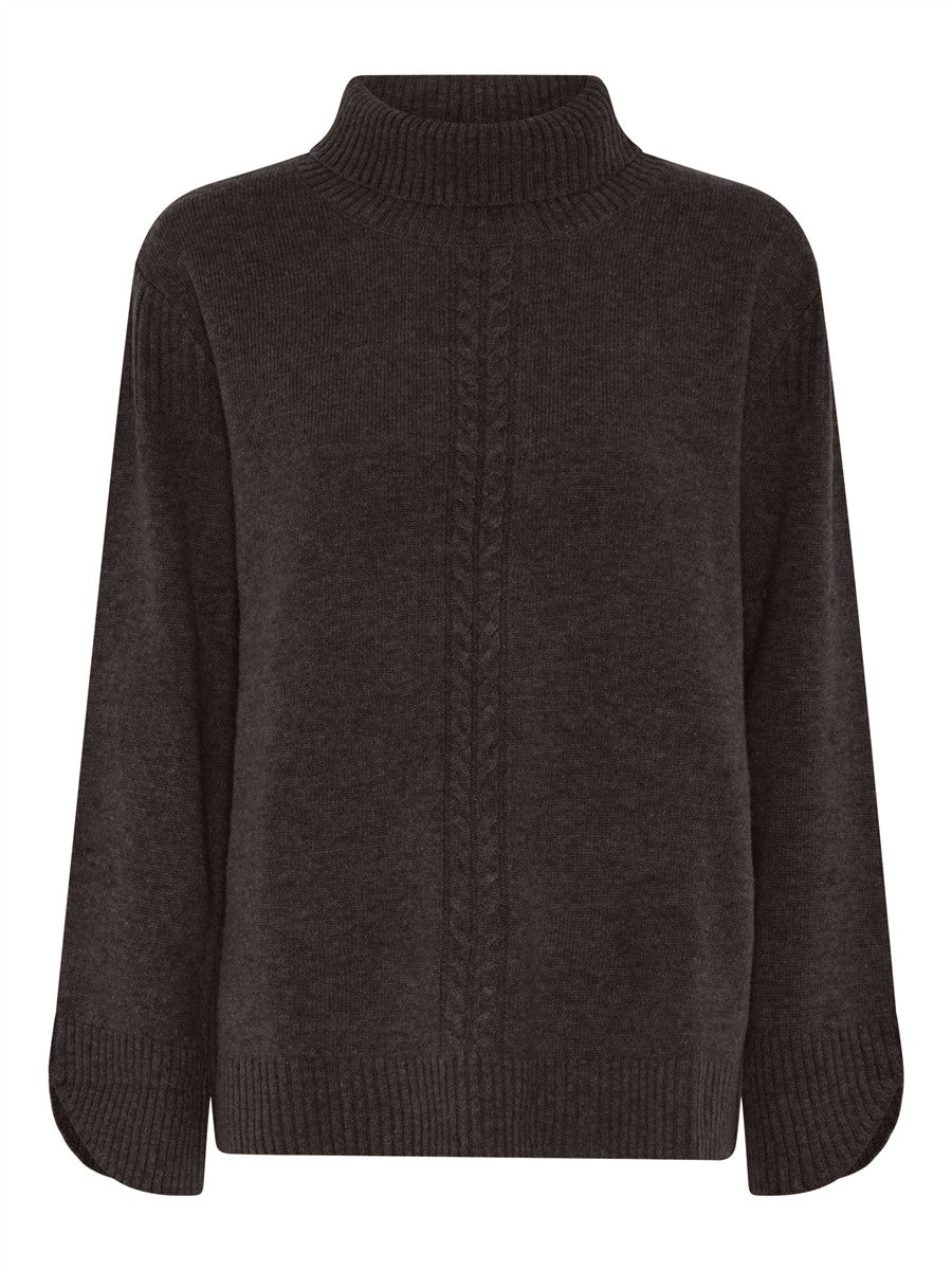 Lundgaard - Rollneck - Brown