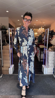 Charlotte Sparre - Gaida Smock shirt dress - navy