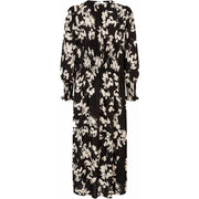 Isay - Ane V-neck dress - Black/Cream